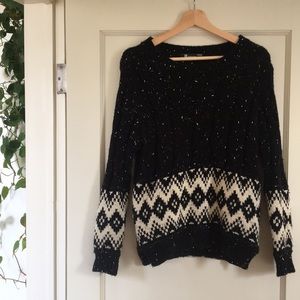 Harmony Black & White Sweater